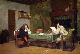 A Collaboration Corneille and Moliere, 1873 by Gerome | Canvas Print