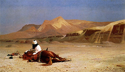 The Arab and his Steed (In the Desert), 1872 | Gerome | Giclée Canvas Print