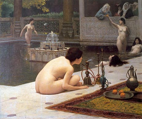 The Teaser of the Narghile (The Pipelighter), c.1898 | Gerome