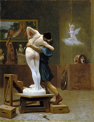 Pygmalion and Galatea, c.1890 | Gerome | Giclée Leinwand Kunstdruck