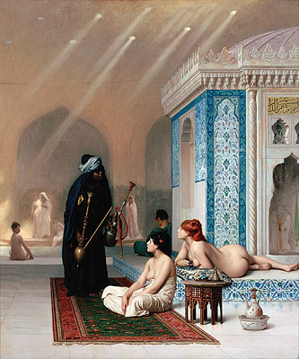 Pool in a Harem, c.1876 | Gerome | Giclée Canvas Print