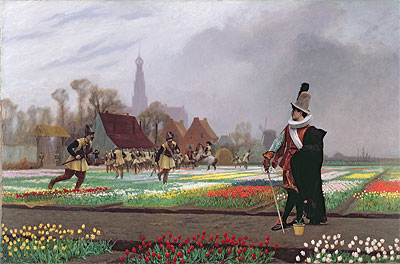 The Tulip Folly, 1882 | Gerome | Giclée Leinwand Kunstdruck