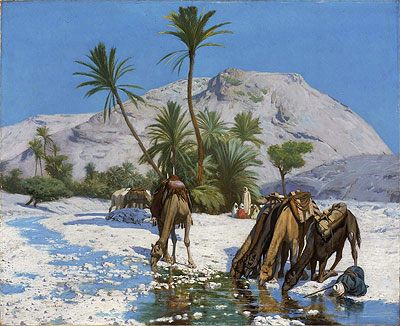 Oasis, 1857 | Gerome | Giclée Canvas Print