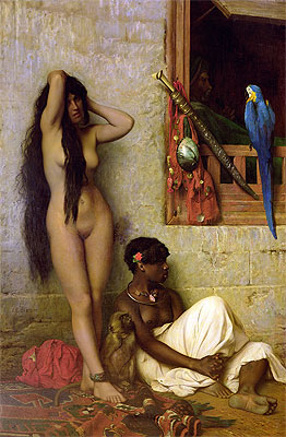 The Slave for Sale, 1873 | Gerome | Giclée Leinwand Kunstdruck