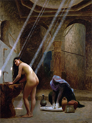 The Moorish Bath, n.d. | Gerome | Giclée Leinwand Kunstdruck