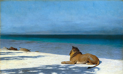 Solitude, 1890 | Gerome