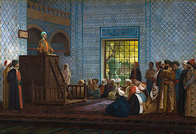 Sermon in the Mosque, 1903 | Gerome