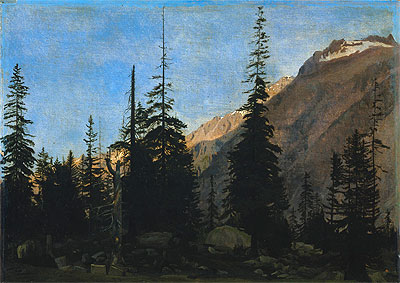 Alpine Landscape: The Handegg, Switzerland, c.1850 | Gerome | Giclée Canvas Print