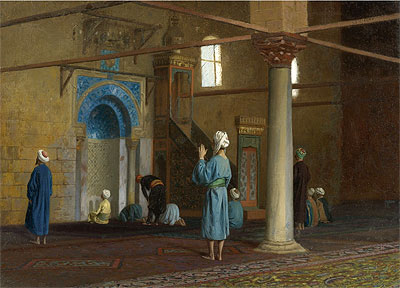 Prayer in the Mosque, n.d. | Gerome | Giclée Canvas Print