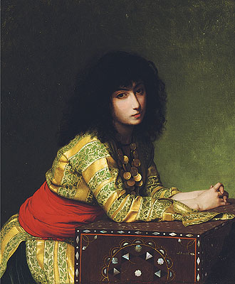 Egyptian Girl, 1877 | Gerome | Giclée Leinwand Kunstdruck