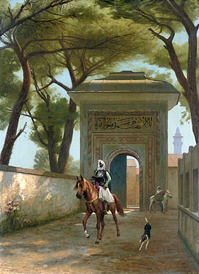 Return to the Palace, 1892 | Gerome | Giclée Canvas Print