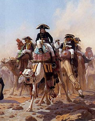 Napoleon and His General Military Staff in Egypt (Detail), 1867 | Gerome