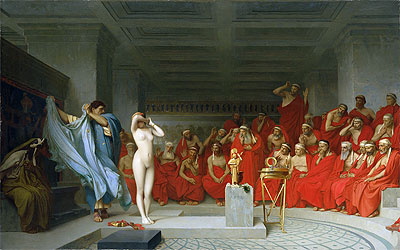 Phryne vor dem Areopag, 1861 | Gerome