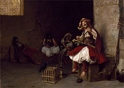 Bashi-Bazouk Singing, 1868 | Gerome | Giclée Canvas Print