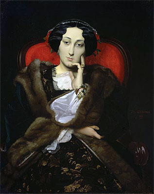 Portrait of a Woman, 1851 | Gerome | Giclée Leinwand Kunstdruck