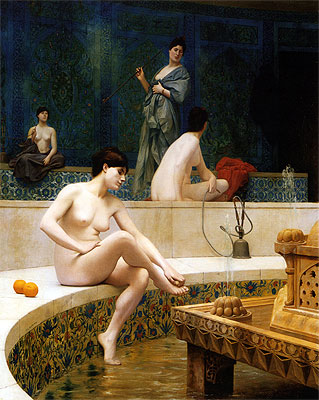 Bathers of the Harem, 1901 | Gerome | Giclée Leinwand Kunstdruck