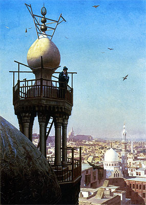 A Muezzin Calling the Faithful to Prayer, 1878 | Gerome