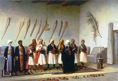 Prayer in the House of an Arnaut Chief, 1857 | Gerome | Giclée Canvas Print
