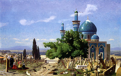 Gerome | The Green Mosque at Broussa, 1876 | Giclée Canvas Print