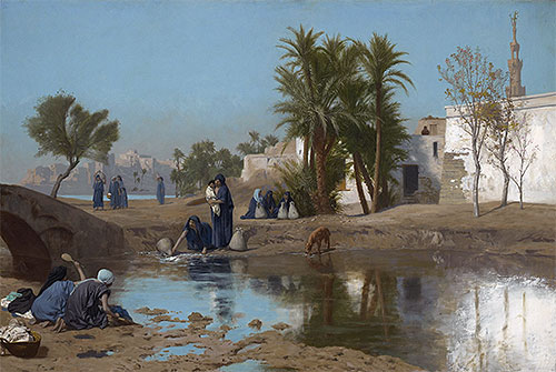 Fellah Women Drawing Water, c.1873/75 | Gerome