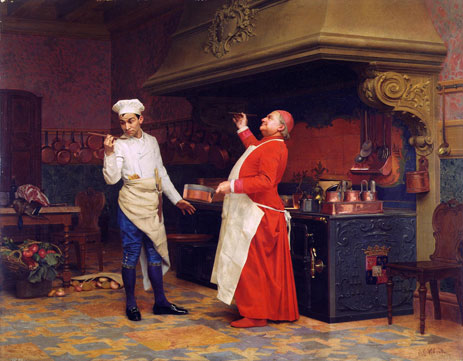 The Marvelous Sauce, c.1890 | Jehan Georges Vibert | Giclée Leinwand Kunstdruck
