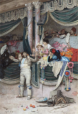 The Bullfighter's Adoring Crowd, Undated | Jehan Georges Vibert | Giclée Canvas Print