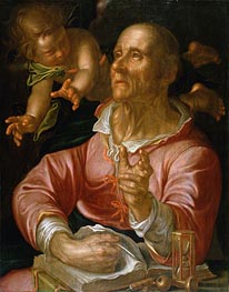 Saint Matthew | Joachim Wtewael | Gemälde Reproduktion