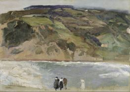 Wellenbrecher in San Sebastián, c.1917 von Joaquín Sorolla | Giclée Leinwand-Kunstdruck