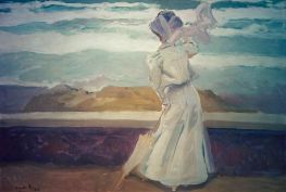 Figure in White, Biarritz, 1906 | Joaquín Sorolla