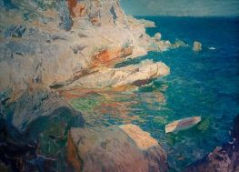 Rock at the Cape, Jávea, 1905 | Joaquín Sorolla