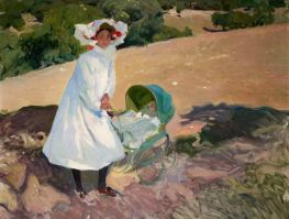 Elenita in El Pardo, 1907 | Joaquín Sorolla