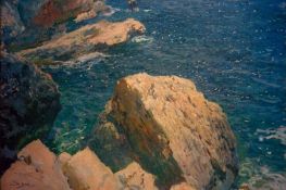 Rocks of the Cape, Jávea, 1905 by Joaquín Sorolla | Canvas Print