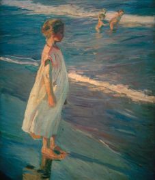 Bath Time. Girl on the Beach, 1904 | Joaquín Sorolla