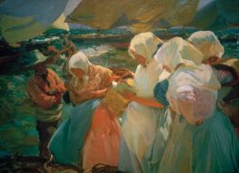 Fish Vendors from Valencia, 1903 | Joaquín Sorolla