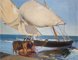 Die Segel, 1915 von Joaquín Sorolla | Giclée Leinwand-Kunstdruck