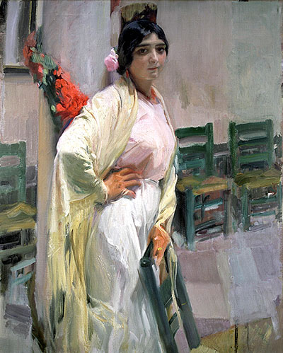 Maria, the Pretty One, 1914 | Sorolla y Bastida | Giclée Leinwand Kunstdruck