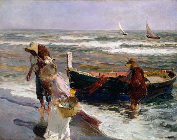 Ankunft der Fischerei, 1899 | Sorolla y Bastida