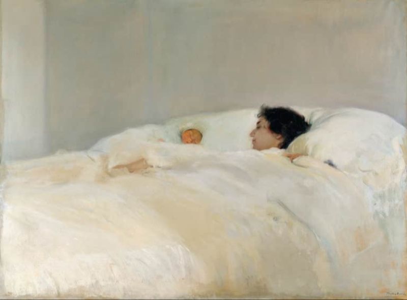 Mutter, 1895 | Joaquín Sorolla | Giclée Leinwand-Kunstdruck
