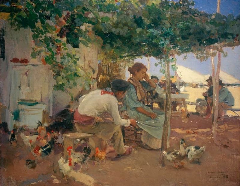 Das Ehepaar, 1899 | Joaquín Sorolla | Giclée Leinwand-Kunstdruck