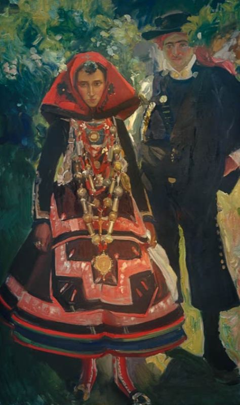 Bridal Couple From Salamanca, 1912 | Joaquín Sorolla | Giclée Canvas Print