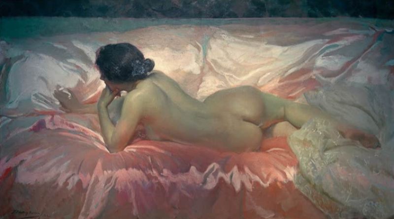 Female Nude, 1902 | Joaquín Sorolla | Giclée Canvas Print