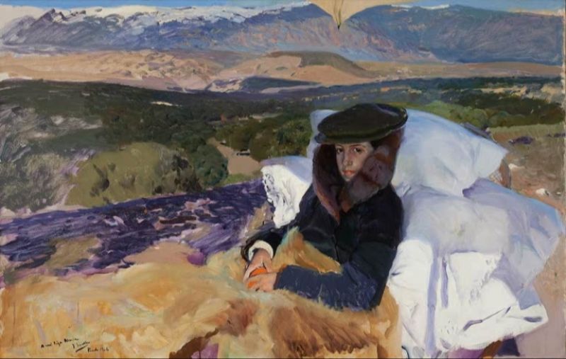 Convalescent Maria in El Pardo, 1906 | Joaquín Sorolla | Giclée Canvas Print