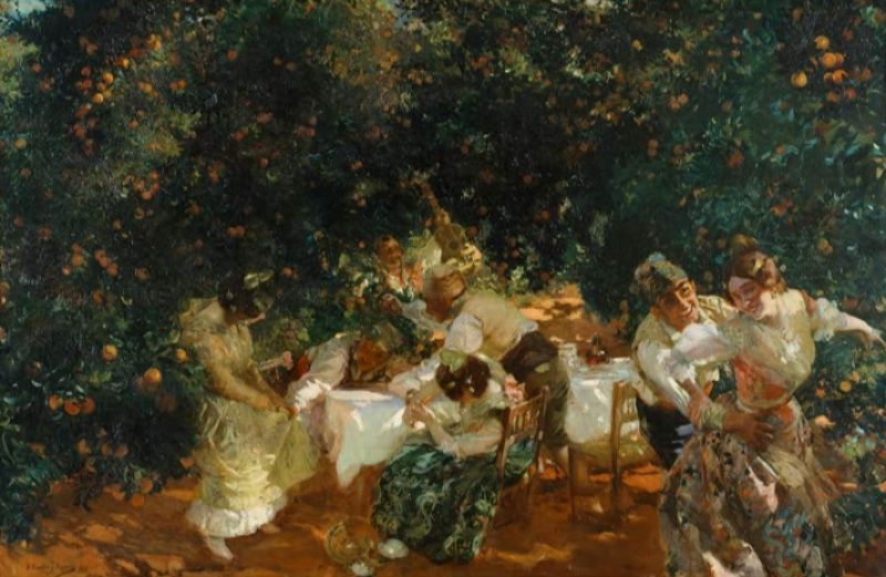 Under Orange Trees, 1903 | Joaquín Sorolla | Giclée Canvas Print