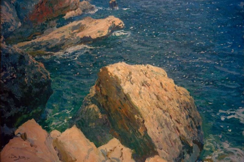 Rocks of the Cape, Jávea, 1905 | Joaquín Sorolla | Giclée Canvas Print