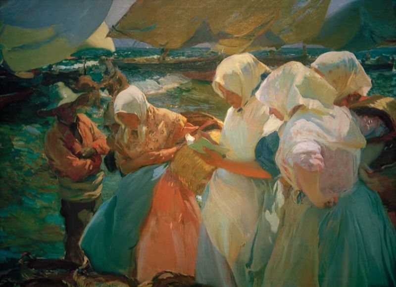 Fish Vendors from Valencia, 1903 | Joaquín Sorolla | Giclée Canvas Print