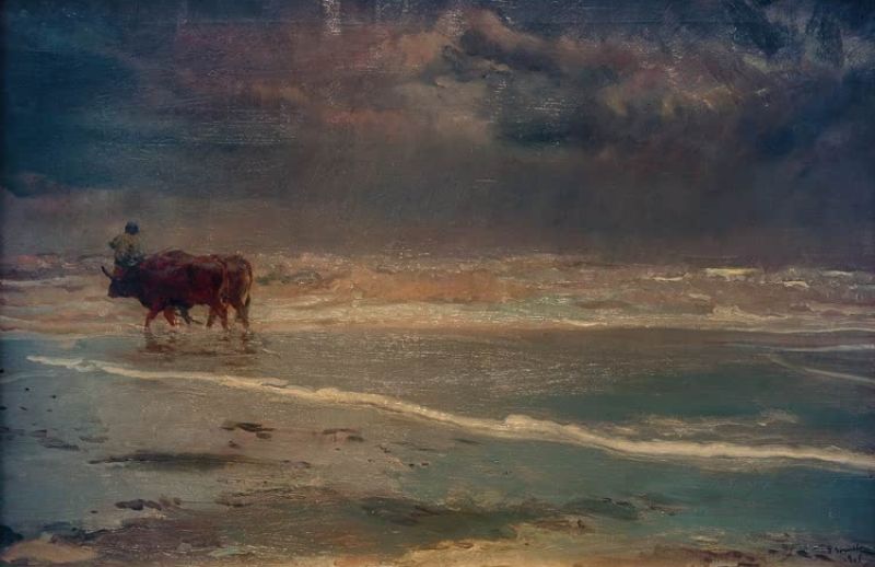 A Cloudy Day on the Beach of Valencia, 1901 | Joaquín Sorolla | Giclée Canvas Print