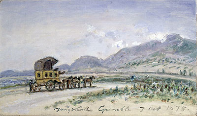 The Diligence from Grenoble to Sassenage, 1875 | Jongkind