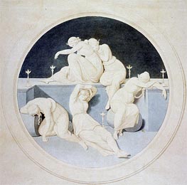 Overbeck | The Five Foolish Virgins Sleeping, c.1860 | Giclée Paper Art Print