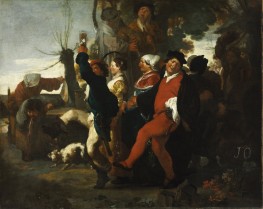 Dörflicher Hochzeitszug, c.1616/19 | Johann Liss
