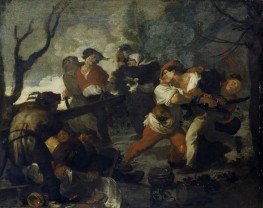 Peasant Brawl, c.1616/19 | Johann Liss